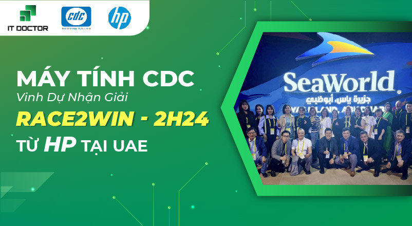 CDC nhận giải RACE2WIN - 2H24 từ HP