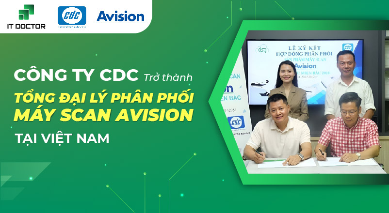 CDC trở thành đại lý phân phối máy scan Avision